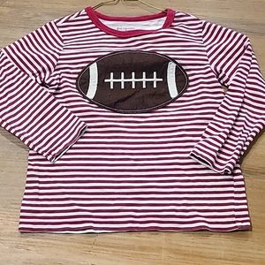 First Impressions striped football shirt